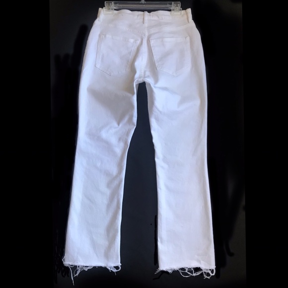 EVERLANE HIGH RISE RAW HEM CROP JEANS - Picture 5 of 9